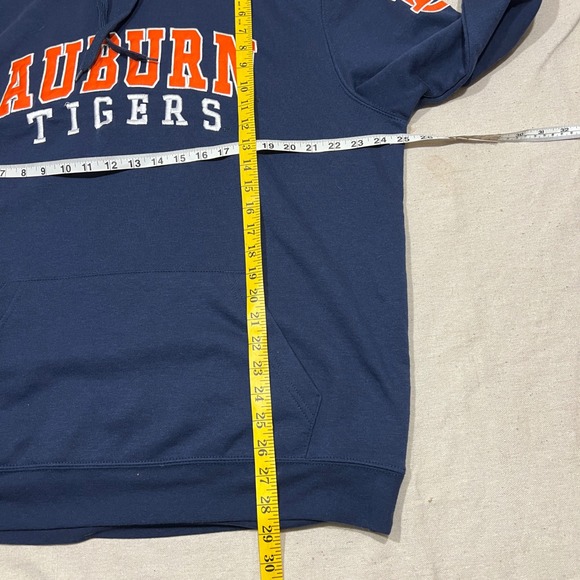 Colosseum Auburn Tigers Navy Orange Hoodie Sweatshirt Mens XL NCAA College - Picture 8 of 8